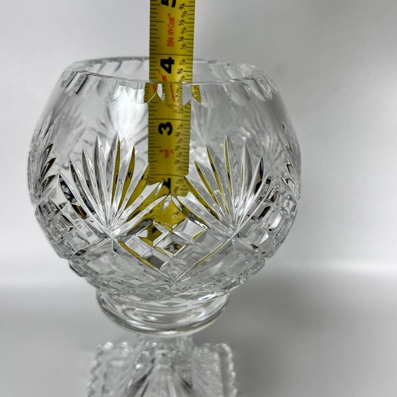 Vtg American Brilliant Compote Bowl Candy ABP Pairpoint Clear Cut Glass Footed - Picture 11 of 12